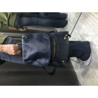 Balenciaga Umhängetasche aus Leder in Blau