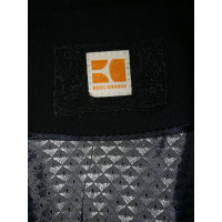 Boss Orange Jacke/Mantel aus Wolle in Schwarz