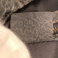 Gucci Shoulder bag Leather in Grey