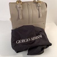 Giorgio Armani Handbag Leather in Grey