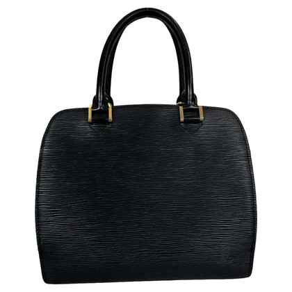 Louis Vuitton Sablons Bag Leer in Zwart