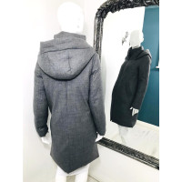 Dkny Jacke/Mantel aus Wolle in Grau