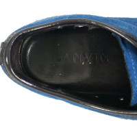 Lanvin Chaussures de sport en Daim en Bleu