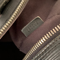 Louis Vuitton Keepall 55 aus Leder in Schwarz
