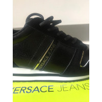 Versace Sneakers Leer in Zwart