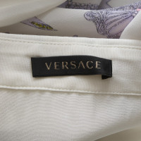 Versace camicetta di seta con stampa