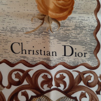 Christian Dior Sciarpa in Seta in Beige