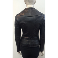 Gucci Jacket/Coat Leather in Black