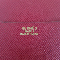 Hermès Accessoire aus Leder in Rot