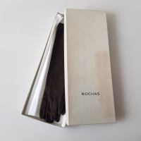Rochas Handschuhe aus Leder in Braun