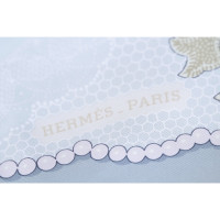 Hermès Carré 90x90 in Seta in Blu