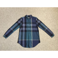 Burberry Top Cotton in Blue