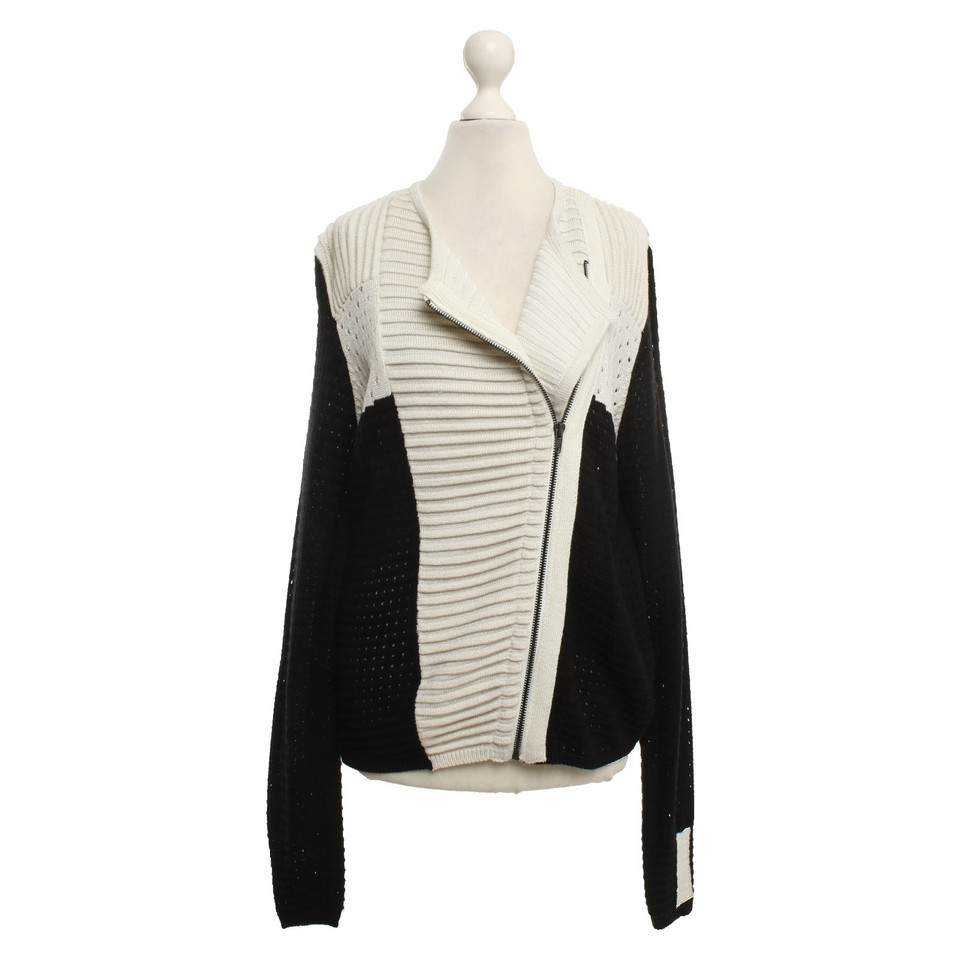 Lala Berlin Cardigan en noir et blanc