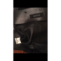 Gucci Jacket/Coat Leather in Black