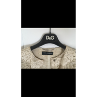 Dolce & Gabbana Jacke/Mantel in Beige