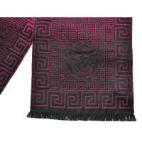 Versace Schal/Tuch aus Wolle in Bordeaux