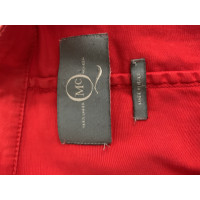 Alexander McQueen Jacke/Mantel aus Baumwolle in Rot