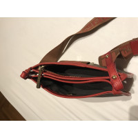Fendi Handbag Canvas in Red