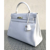 Hermès Kelly Bag 32 en Cuir en Blanc