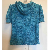 Juicy Couture Top Cotton in Turquoise