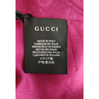 Gucci Scarf/Shawl Wool in Fuchsia