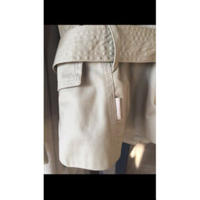 Moncler Jacket/Coat Cotton in Beige