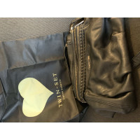 Twin Set Simona Barbieri Tote bag Leather in Black