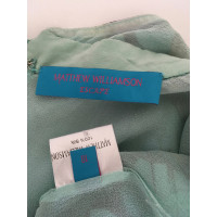 Matthew Williamson Robe en Soie en Turquoise