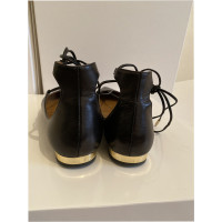 Aquazzura Chaussures à lacets en Cuir en Noir