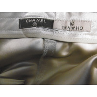 Chanel Paire de Pantalon en Argenté