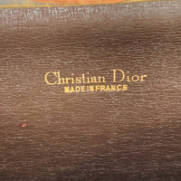 Christian Dior Dioraddict Top Handle aus Canvas in Braun