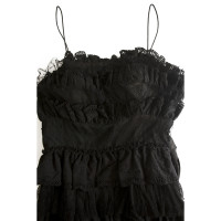 Manoush Kleid aus Baumwolle in Schwarz