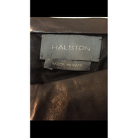 Halston Heritage Robe en Cuir en Noir