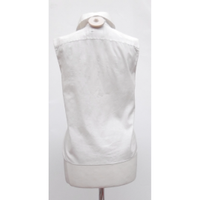 Chanel Oberteil aus Baumwolle in Weiß