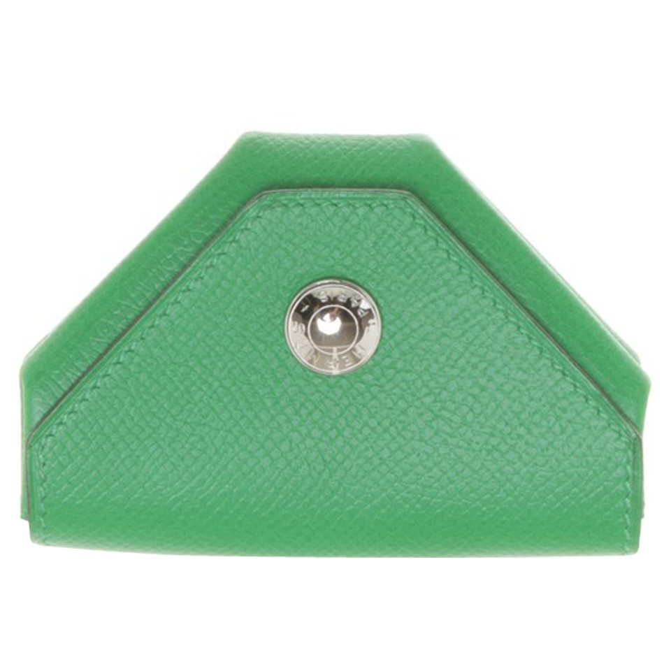 Hermès Mini-Geldbörse in Grün