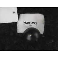 Max & Moi Jacke/Mantel aus Pelz in Schwarz