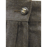 Chanel Skirt Wool in Brown