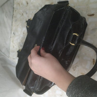 Dolce & Gabbana Tote bag Patent leather in Black