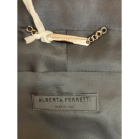 Alberta Ferretti Giacca/Cappotto in Cotone in Grigio