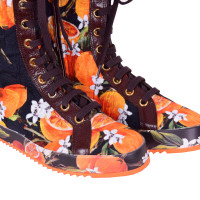 Dolce & Gabbana Stiefel in Orange