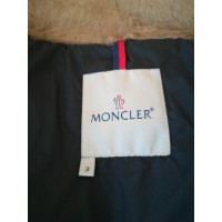 Moncler Jacke/Mantel aus Baumwolle in Schwarz