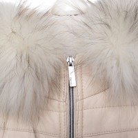 Oakwood Jacke/Mantel aus Leder in Nude