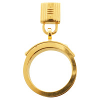 Hermès asciugamano anello color oro
