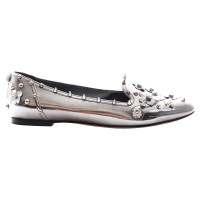 Dolce & Gabbana Sandals Leather in Silvery