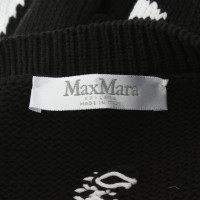 Max Mara Pull en noir et blanc