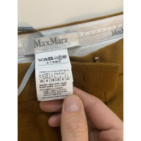 Max Mara Trousers Wool in Beige