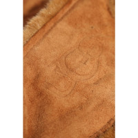 Ugg Australia Jacke/Mantel aus Leder in Braun