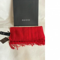 Gucci Echarpe/Foulard en Cachemire en Rouge