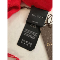 Gucci Schal/Tuch aus Kaschmir in Rot