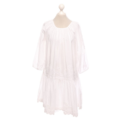 0039 Italy Kleid aus Baumwolle in Weiß